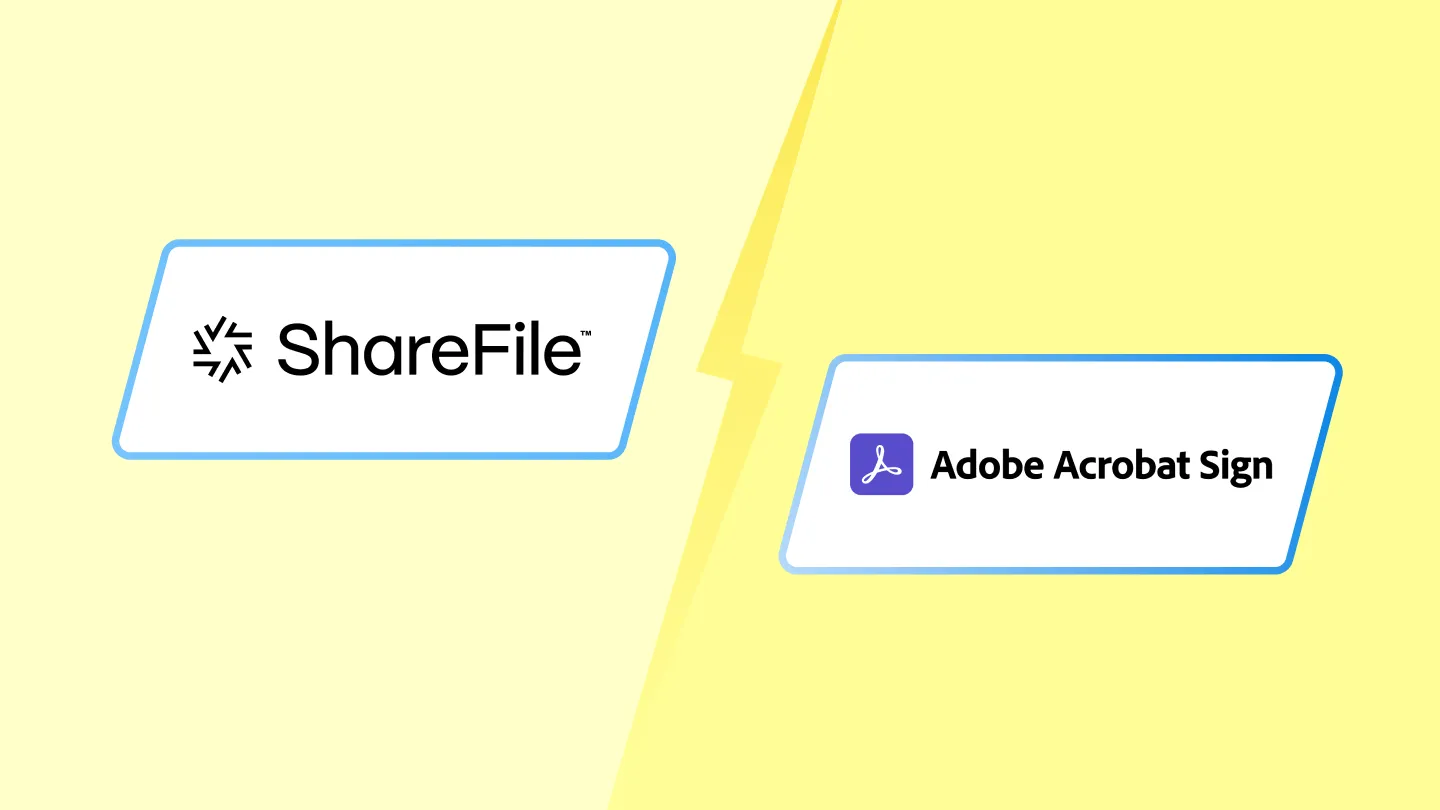 ShareFile vs Adobe Sign